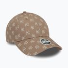 Șapcă pentru femei  New Era Monogram 9Forty New York Yankees pastel brown