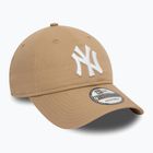 New Era League Essential 9Twenty New York Yankees șapcă de baseball bej deschis