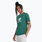 Tricou pentru bărbați New Balance Stacked Logo night watch green