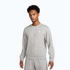 Bluză pentru bărbați Nike Club French Terry Crew dark grey heather/white