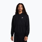 Hanorac pentru bărbați Nike Club French Terry Pullover Hoodie black/black/white
