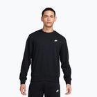 Bluză pentru bărbați Nike Club French Terry Crew Black/White