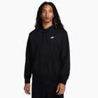Hanorac pentru bărbați Nike Club French Terry Pullover Hoodie black/black/white