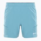 Pantaloni scurți de tenis pentru bărbați Nike Court Advantage Dri-FIT 7" denim turquoise/ armory navy/ white