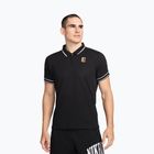 Tricou de tenis pentru bărbați Nike Court Heritage Polo black/white