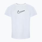 Tricou pentru copii Nike One Dri-Fit white/black