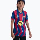 Tricou de fotbal pentru copii Nike FC Barcelona 2025/26 Stadium Fourth gym blue/gym blue/salsa red/opti yellow