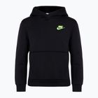 Bluză pentru copii Nike Sportswear Club Fleece black/yellow
