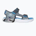 Sandale pentru copii  SKECHERS S-Lights Creature Splash charcoal/blue