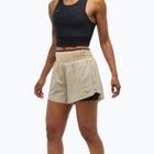 Pantaloni scurți de alergare pentru femei HOKA Skyglide oatmeal