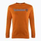 Bluză pentru bărbați Timberland Linear Logo Crew Neck umber