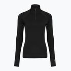 Bluză termoactivă pentru femei Smartwool Classic Thermal Merino Base Layer 1/4 Zip Boxed black