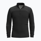 Bluză termoactivă pentru bărbați Smartwool Intraknit Thermal Merino Base Layer 1/4 Zip black/white