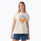 Tricou de trekking pentru femei Smartwool Horizon View Short Sleeve Graphic Tee almond