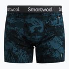 Boxeri termoactivi pentru bărbați Smartwool Merino Print Boxer Brief twilight blue mountain