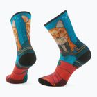 Șosete pentru femei Smartwool Hike Targeted Cushion Geo Fox Print Crew capri