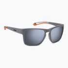 Ochelari de soare pentru bărbați Polaroid PLD 7052/S matte grey/silver mirror polarized high contrast