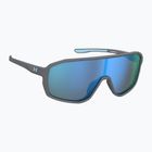 Ochelari de soare pentru copii Under Armour Gameday Jr S3 metalized grey/blue multilayer