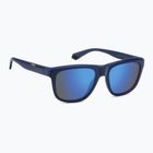 Ochelari de soare polarizați Polaroid PLD 2163/S albastru mat/oglindă albastră
