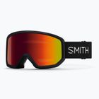 Ochleari de schi Smith Transfer black/red sol-x mirror