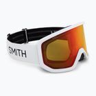 Ochleari de schi Smith Transfer white/red sol-x mirror