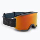 Ochleari de schi Smith Squad slate/chromapop pro photochromic red mirror
