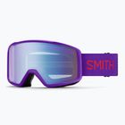 Ochelari de schi Smith Tribute S1 fresh purple/blue sensor mirror antifog