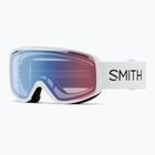 Ochelari de schi Smith Rally S1-S2 white/photochromic blue sensor mirror
