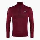 Bluză de alergare pentru bărbați Under Armour Seamless Stride 1/4 Zip racer red/reflective