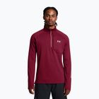 Bărbați Under Armour Launch Elite CW Half Zip cardinal / reflectorizant alergare hanorac