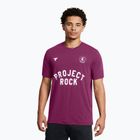 Tricou de antrenament bărbați Under Armour Project Rock Badge Of Honor purple