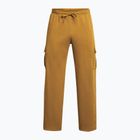 Pantaloni de antrenament pentru femei Under Armour Project Rock Icon Fleece yellow ochre / silt