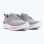 Under Armour Velociti 4 halo gri/racer red/white pantofi de alergare pentru bărbați