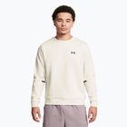 Bluză pentru bărbați Under Armour Unstoppable Fleece Crew summit white/black