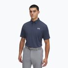 Tricou polo pentru bărbați Under Armour Tee To Green Pique Polo downpour gray/white