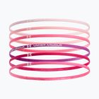 Bentiță pentru copii Under Armour Mini Elastic 6 pcs prime pink/white