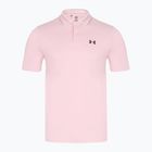 Tricou polo pentru bărbați Under Armour Matchplay Polo prime pink/midnight navy