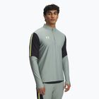 Bluză de fotbal pentru bărbați Under Armour Challenger Pro 1/4 Zip silica green / black / sonic yellow