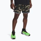 Pantaloni scurți pentru bărbați Under Armour Project Rock Mesh baroque green / white