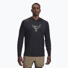 Hanorac de antrenament pentru bărbați  Under Armour Project Rock Iso-Chill Hoody black / hyper green