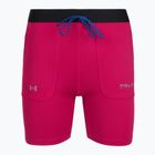 Pantaloni scurți pentru femei Under Armour Trail Run Fitted shaded fuchsia/black