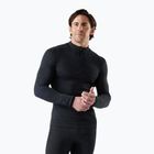 Bluză termoactivă pentru bărbați Smartwool Intraknit Thermal Merino Base Layer 1/4 Zip charcoal/nightfall blue