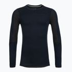 Bluză termică cu mâneci lungi pentru bărbați Smartwool Intraknit Thermal Merino Baselayer Colorblock Crew deep navy/charcoal