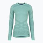 Bluză termică pentru femei cu mânecă lungă Smartwool Intraknit Thermal Merino Baselayer Crew Pacific Blue/Nightfall Blue