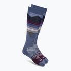 Șosete de schi pentru femei Smartwool Ski Targeted Cushion Pattern OTC nightfall blue