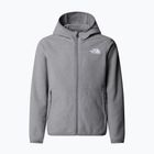 Bluză fleece pentru copii The North Face Teen Glacier Full Zip Hoodie mid grey heather