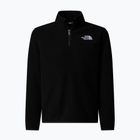 Bluză fleece pentru copii The North Face Teen Glacier 1/4 Zip black