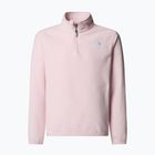 Bluză fleece pentru copii The North Face Teen Glacier 1/4 Zip pale blossom