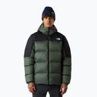 Barbati The North Face Diablo Down 2.0 Hoodie umăr mist / negru heather jos sacou