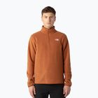Bluză  pentru bărbați The North Face Glacier Fleece 1/4 Zip burnt umber